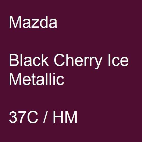 Mazda, Black Cherry Ice Metallic, 37C / HM.